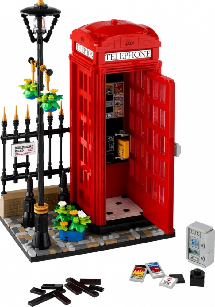 Конструктор Lego Red London Telephone Box 21347