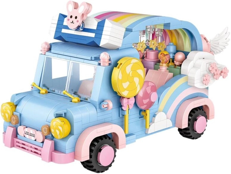 Конструктор LOZ Rainbow Car 1133 Конструктор LOZ Rainbow Car 1133