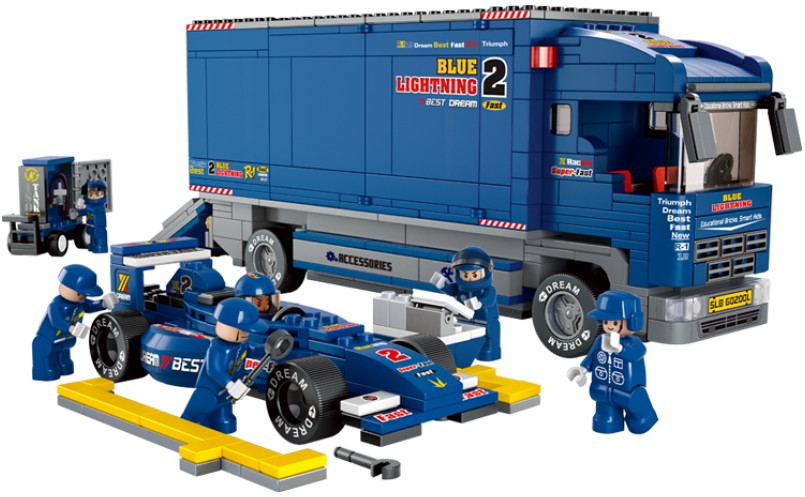 Конструктор Sluban Racing Truck M38-B0357