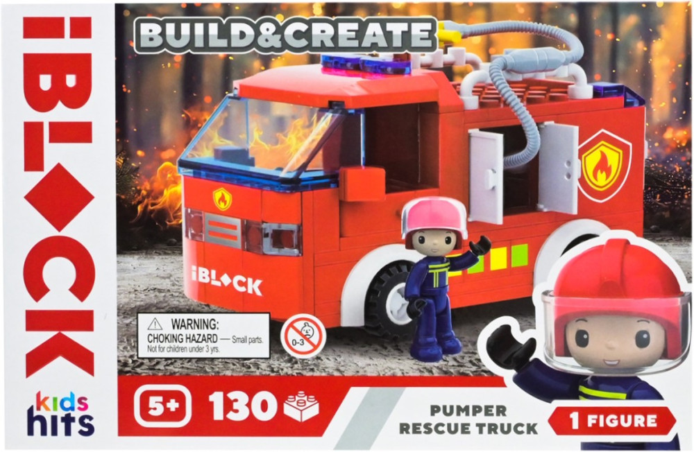 Конструктор iBlock Pumper Rescue Truck KH43/001/3