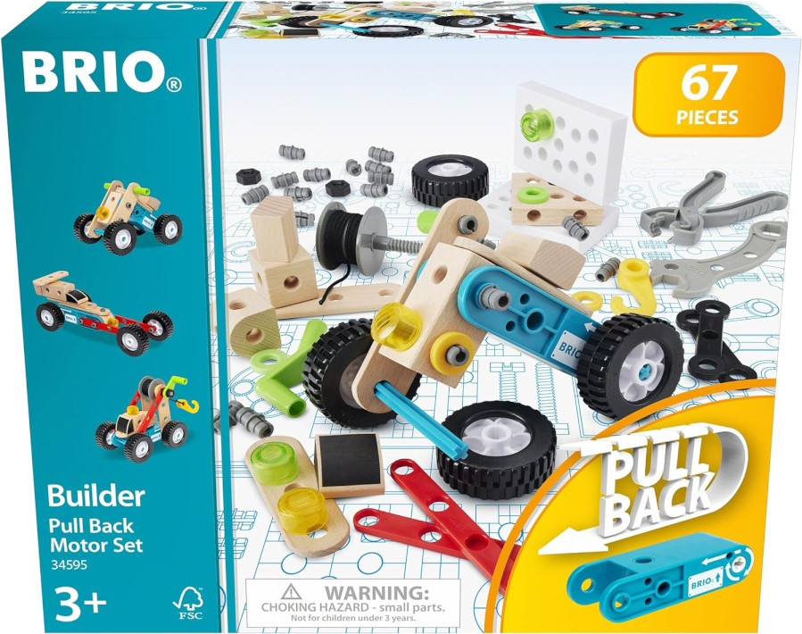 Конструктор BRIO Pull Back Motor Set 34595 Конструктор BRIO Pull Back Motor Set 34595