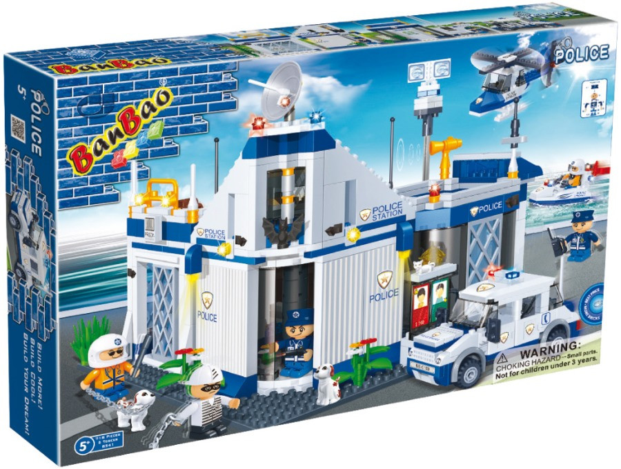 Конструктор BanBao Police Station 8341 Конструктор BanBao Police Station 8341