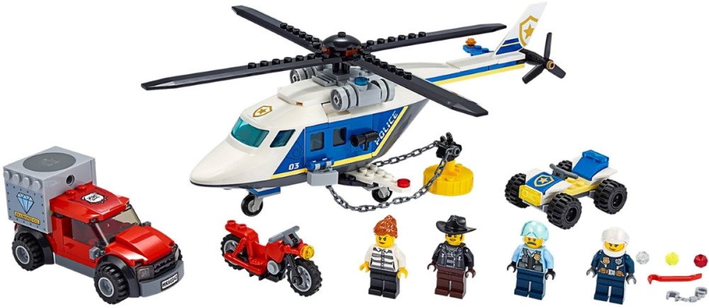 Конструктор Lego Police Helicopter Chase 60243