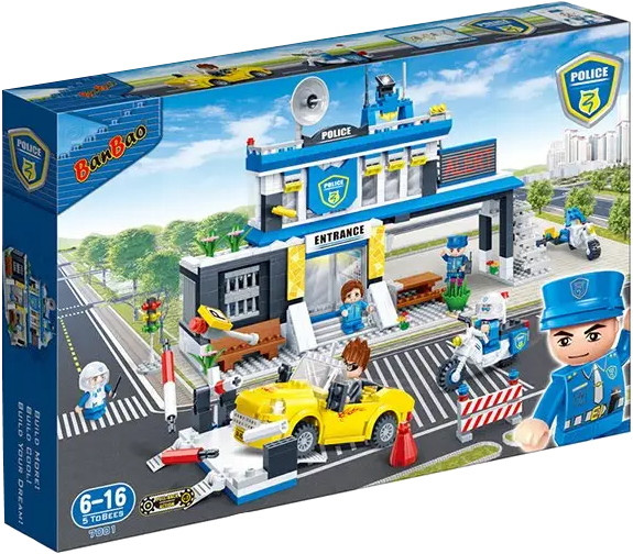 Конструктор BanBao Police Department 7001 Конструктор BanBao Police Department 7001