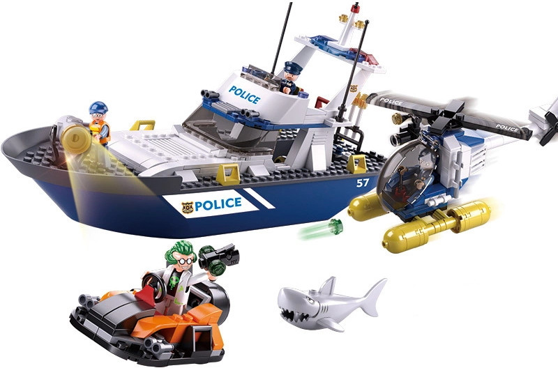 Конструктор Sluban Police Boat M38-B0657
