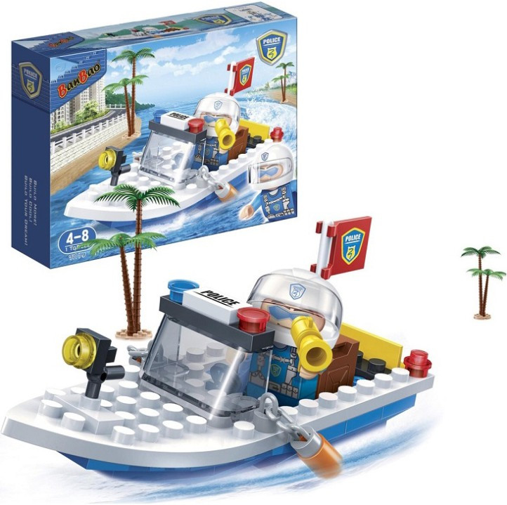 Конструктор BanBao Police Boat 7019 Конструктор BanBao Police Boat 7019