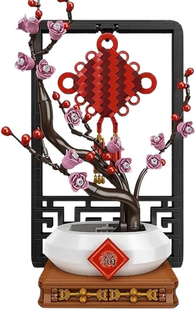 Конструктор Mould King Plum Chinese Knot Blossom Building Block 10014