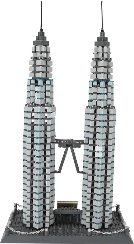 Конструктор Wangetoys Petronas Towers 5213 Конструктор Wangetoys Petronas Towers 5213