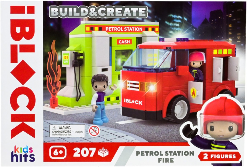 Конструктор iBlock Petrol Station Fire KH43/002/2