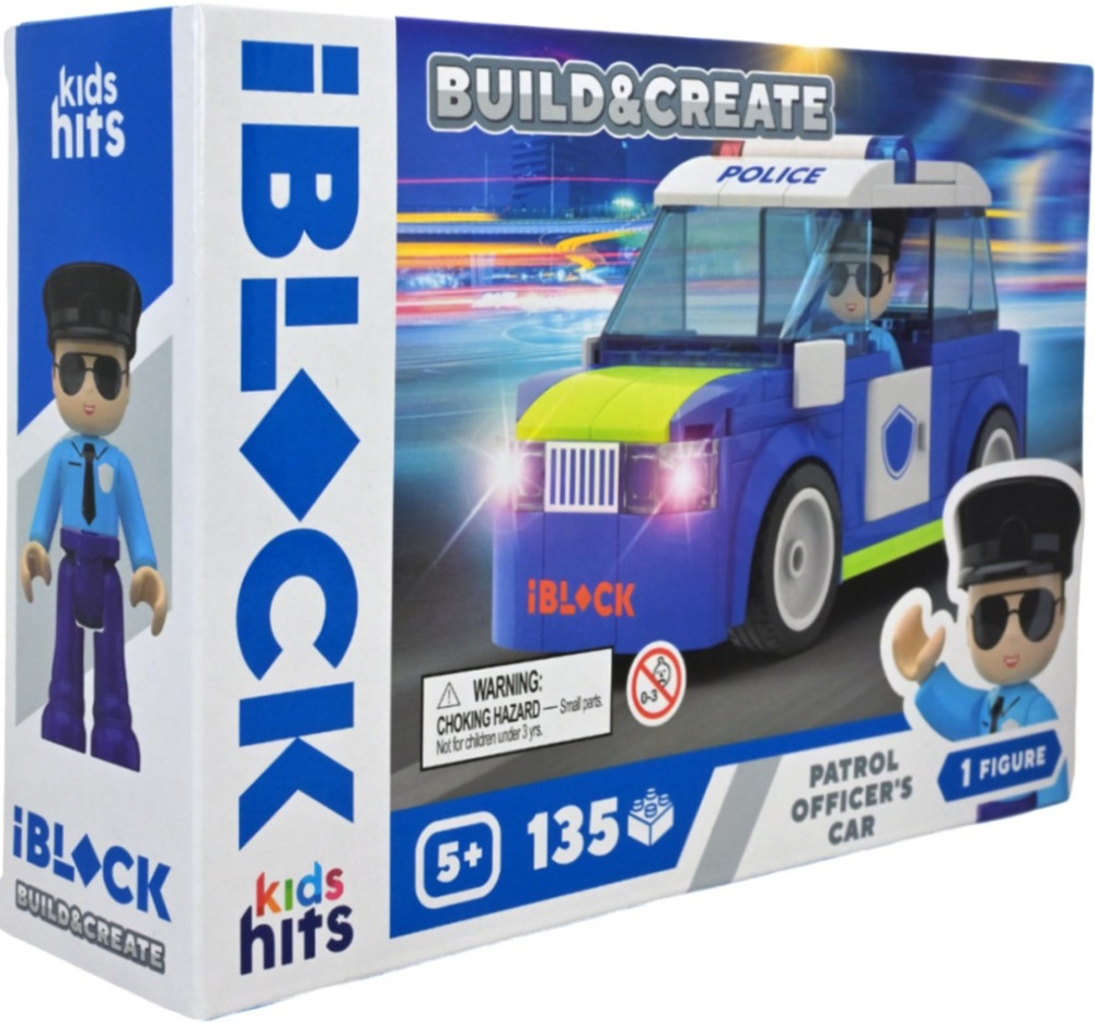 Конструктор iBlock Patrol Officer Car KH41/002/3