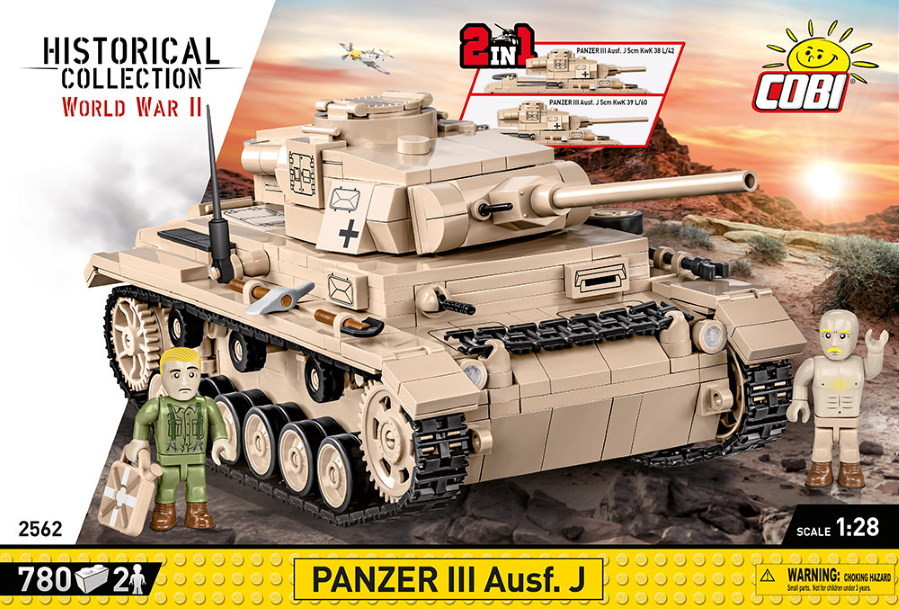 Конструктор COBI Panzer III Ausf. J 2562