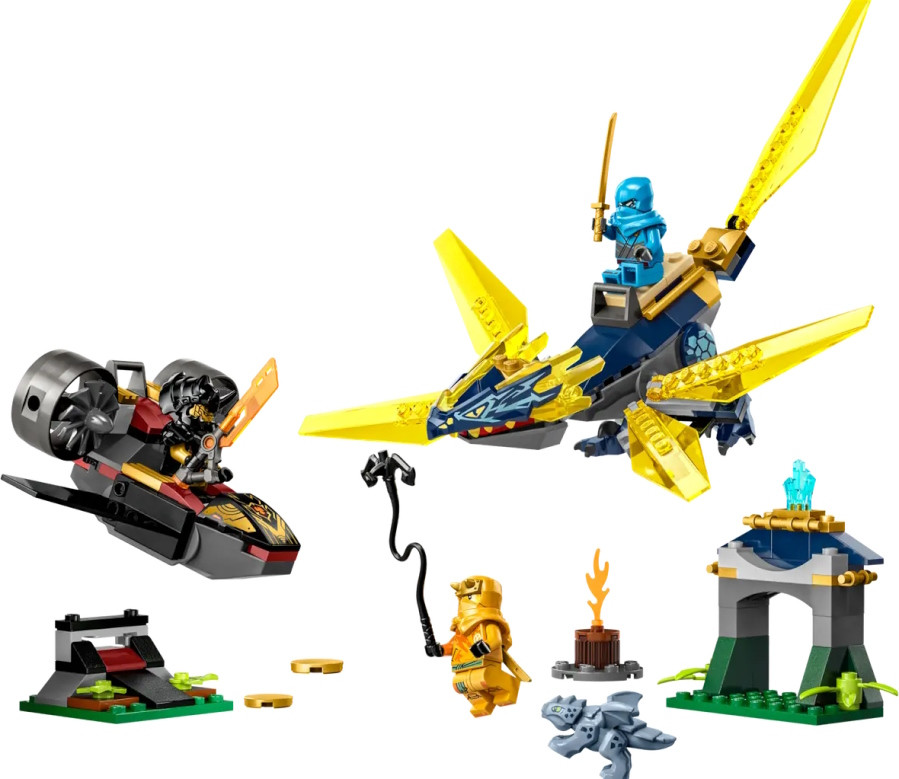 Конструктор Lego Nya and Arins Baby Dragon Battle 71798
