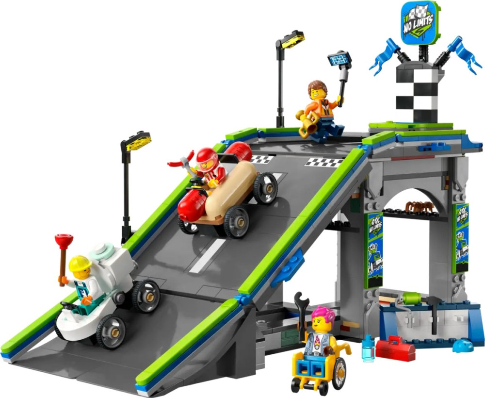 Конструктор Lego No Limits Race Car Ramp Track 60460