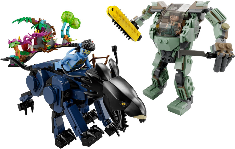 Конструктор Lego Neytiri and Thanator vs AMP Suit Quaritch 75571