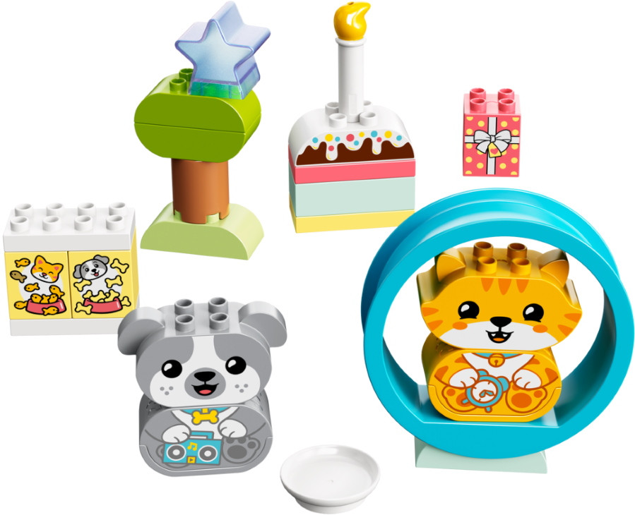 Конструктор Lego My First Puppy and Kitten With Sounds 10977