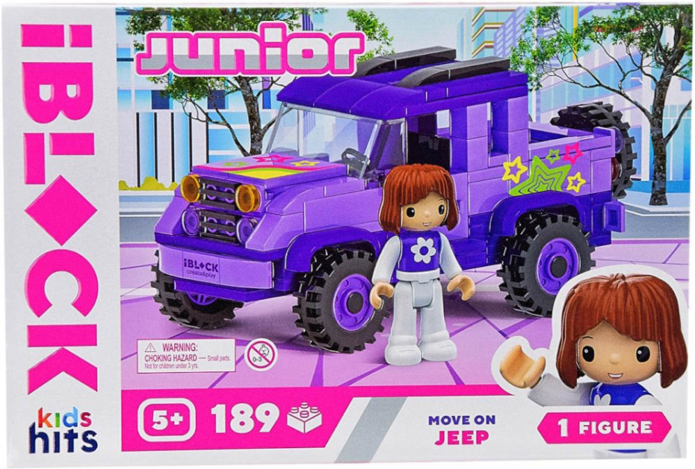 Конструктор iBlock Move On Jeep KH08/002/3