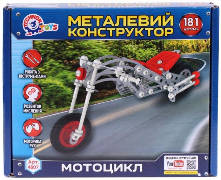Конструктор Tehnok Motorcycle 4807