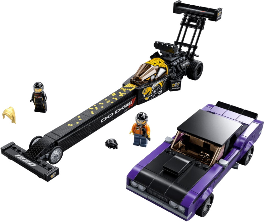 Конструктор Lego Mopar Dodge//SRT Top Fuel Dragster and 1970 Dodge Challenger T/A 76904