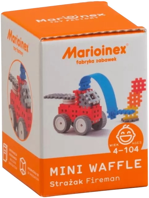 Конструктор Marioinex Mini Waffle Fireman 902516