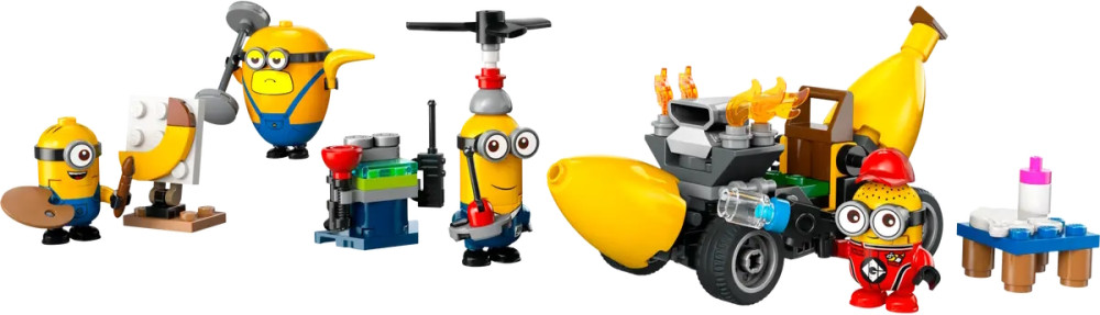 Конструктор Lego Minions and Banana Car 75580