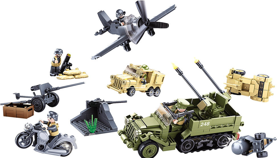 Конструктор Sluban Military Special Equipment M38-B0812
