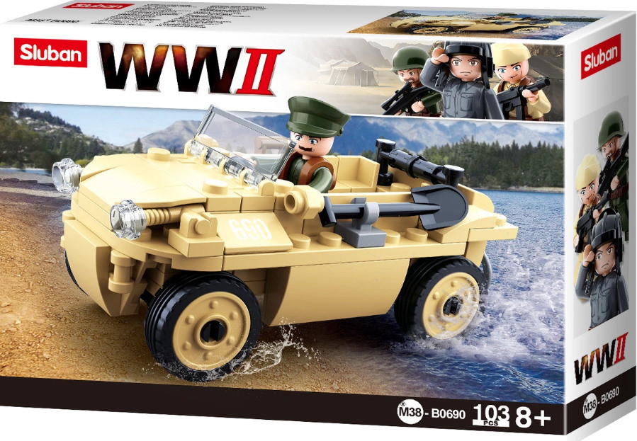Конструктор Sluban Military Patrol M38-B0690