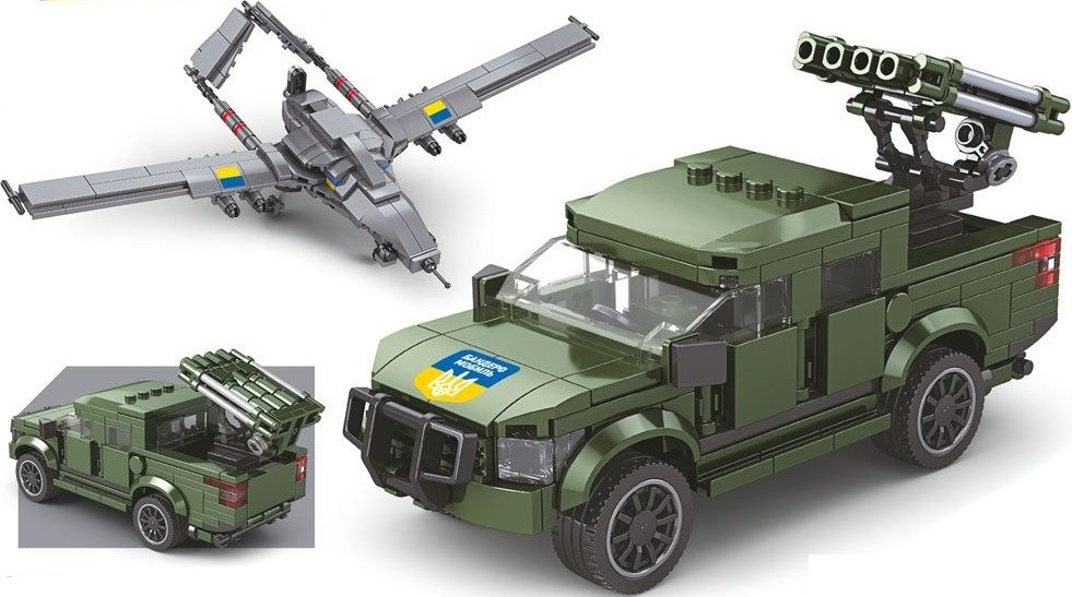 Конструктор Limo Toy Military Vehicle and Bayraktar KB 1104