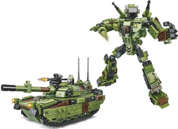 Конструктор Limo Toy Military Equipment 2 in 1 KB 3000