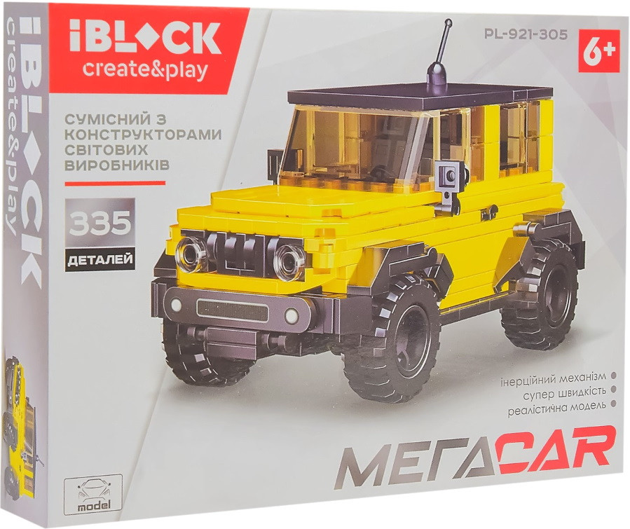 Конструктор iBlock Megacar PL-921-305