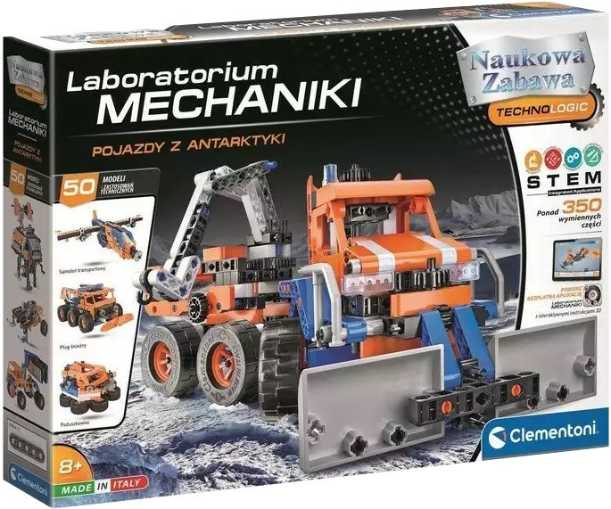 Конструктор Clementoni Mechanics Laboratory Vehicles from Antarctica 50659 Конструктор Clementoni Mechanics Laboratory Vehicles from Antarctica 50659