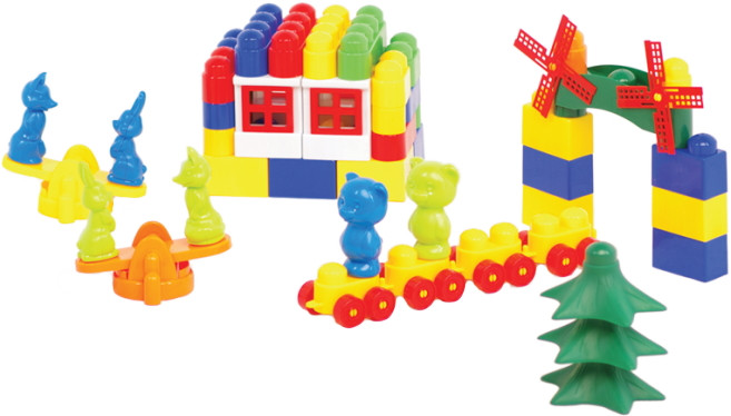 Конструктор Colorplast Master Block 4