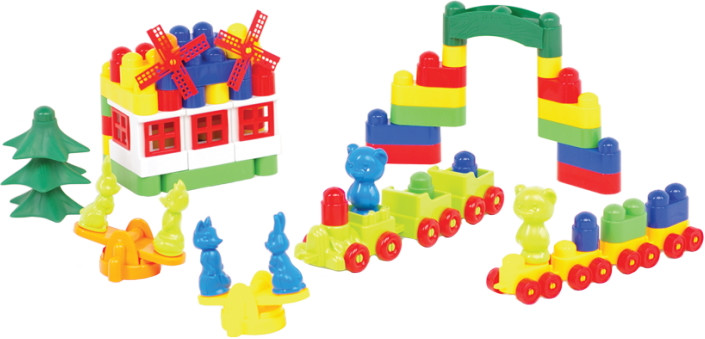 Конструктор Colorplast Master Block 6