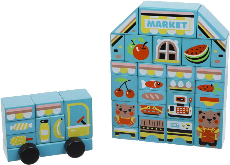 Конструктор Cubika Market LDK-2
