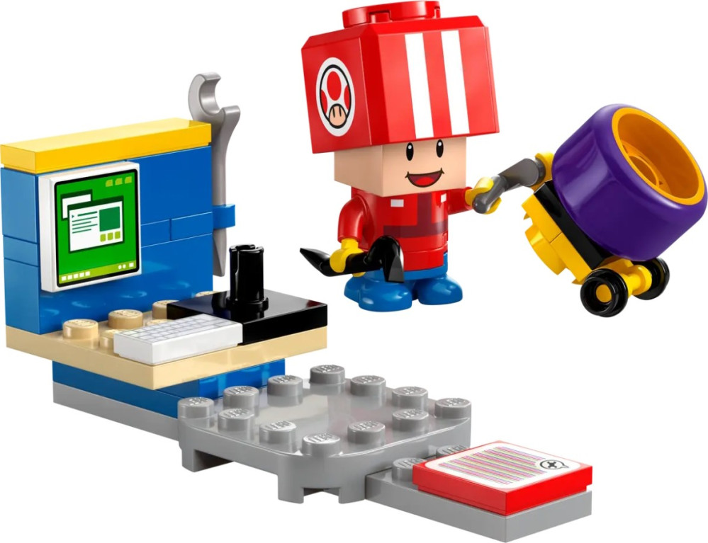 Конструктор Lego Mario Kart Toad Pit Crew 30702