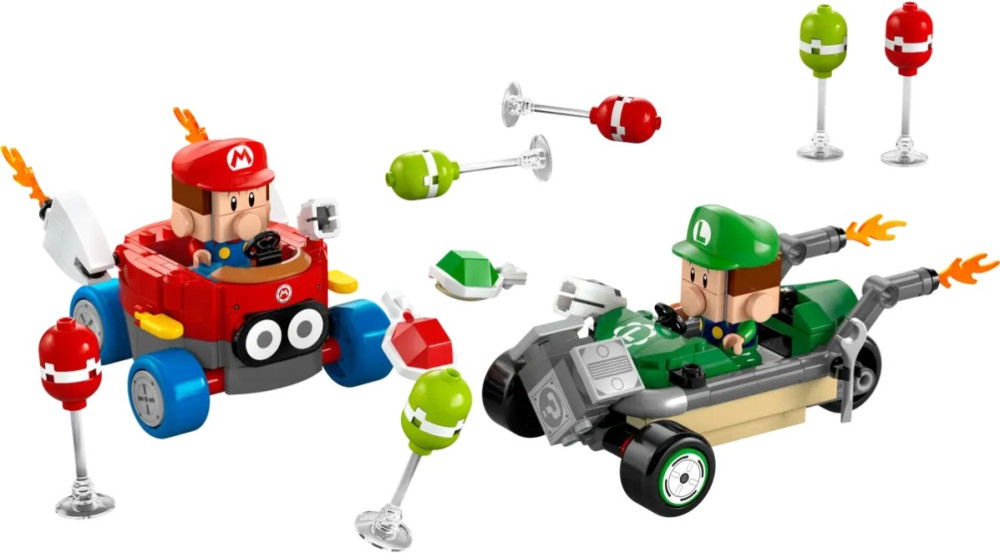 Конструктор Lego Mario Kart Baby vs Luigi 72034