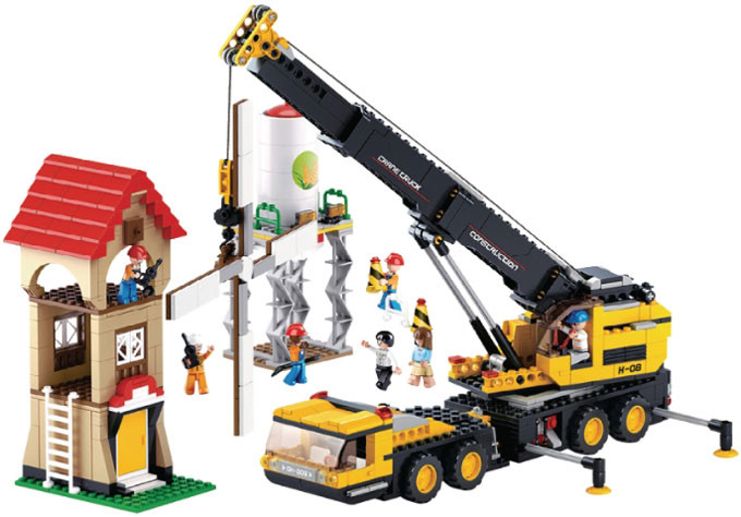 Конструктор Sluban Telescopic Crane M38-B0553