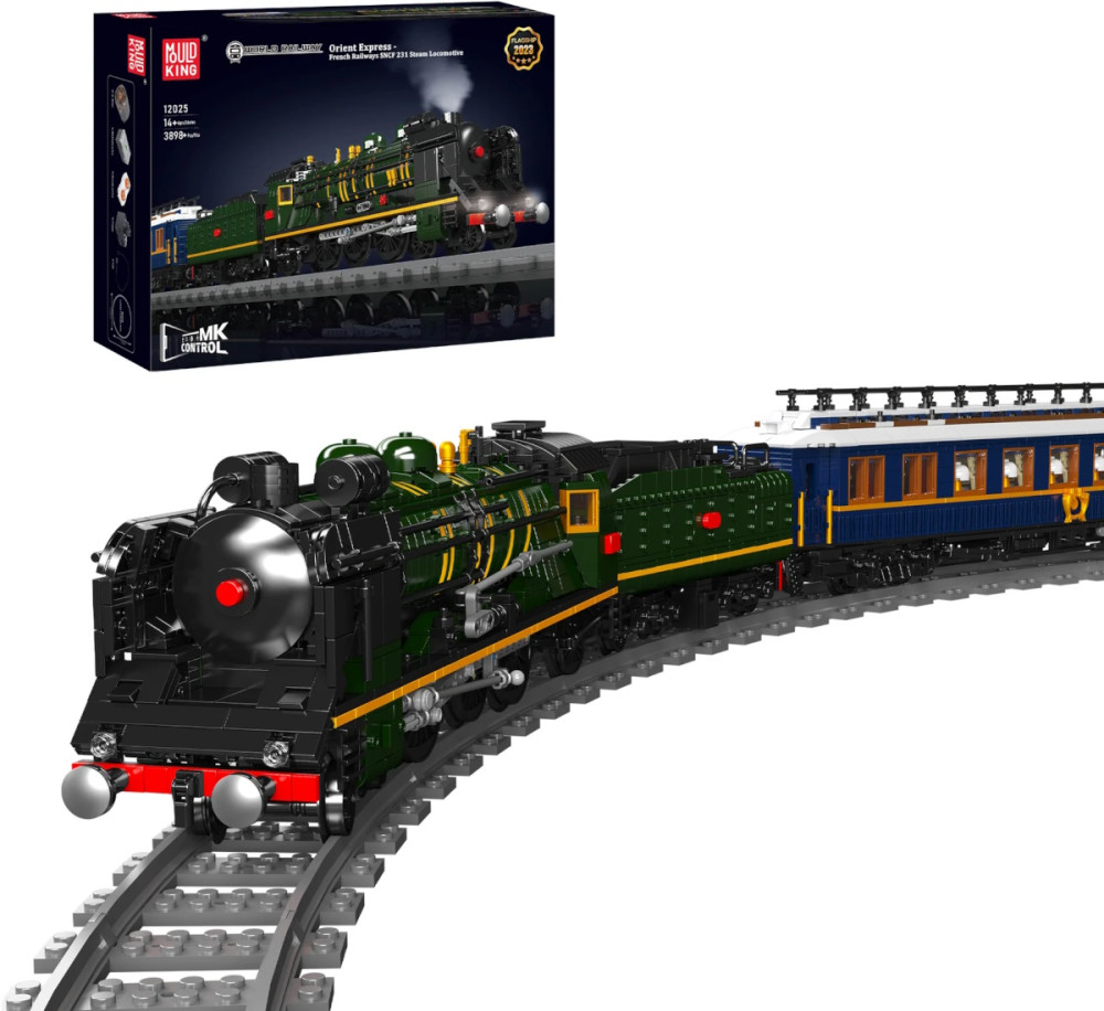 Конструктор Mould King Orient Express SNCF 231 Steam Locomotive 12025