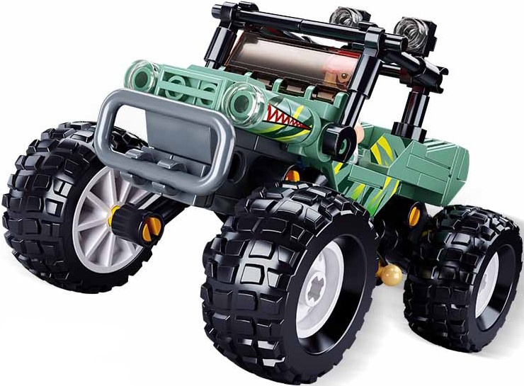 Конструктор Sluban Off-Road Vehicle Green M38-B1106