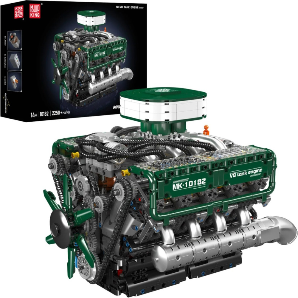 Конструктор Mould King V8 Tank Engine 10182