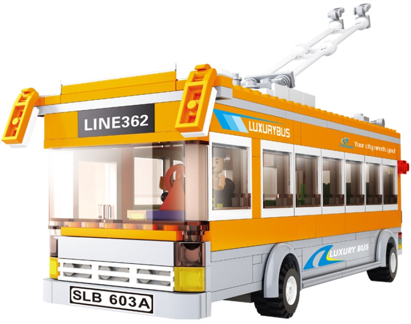 Конструктор Sluban Trollebus M38-B0332