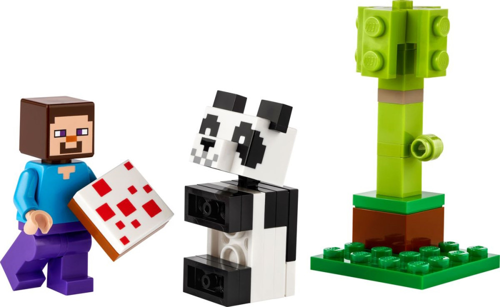 Конструктор Lego Steve and Baby Panda 30672