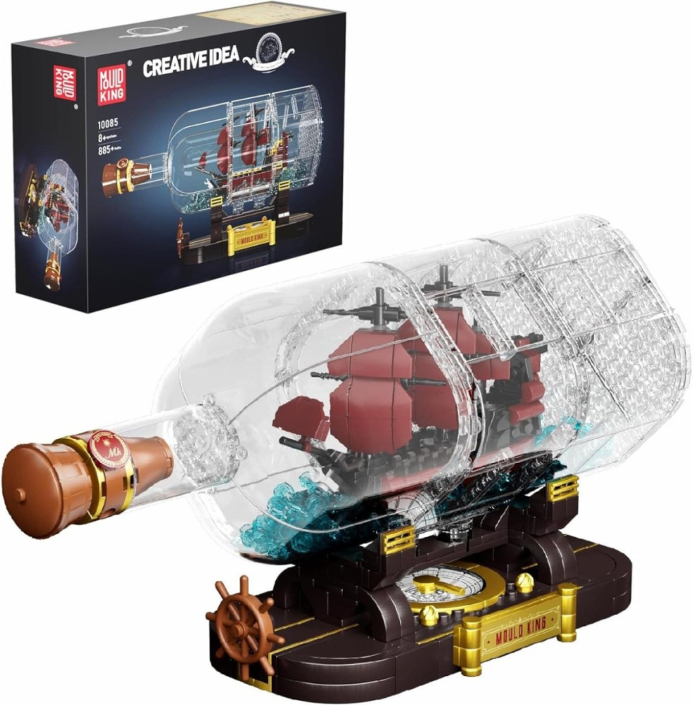 Конструктор Mould King Small Drift Bottle Mini Queen Revenger Ship 10085