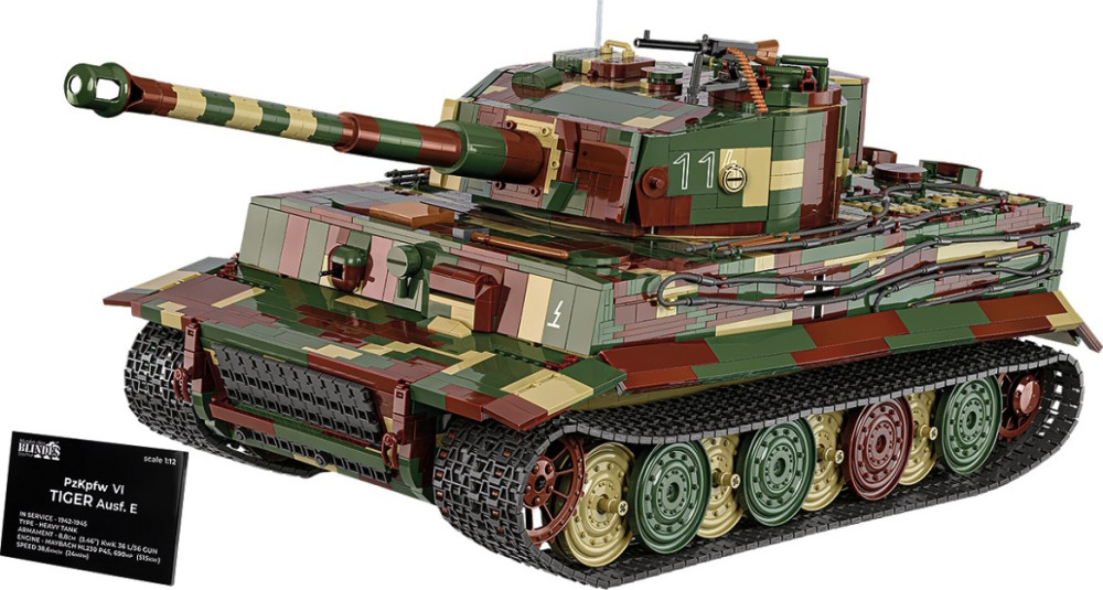 Конструктор COBI PzKpfw VI Tiger Ausf. E Executive Edition 2807 Конструктор COBI PzKpfw VI Tiger Ausf. E Executive Edition 2807