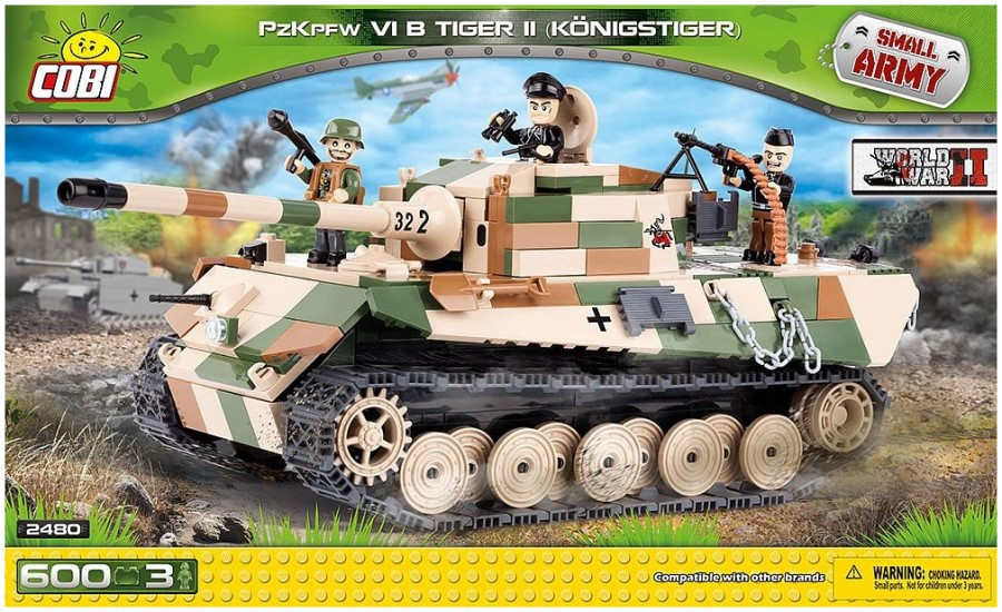 Конструктор COBI PzKpfw VI B Tiger II 2480 Конструктор COBI PzKpfw VI B Tiger II 2480