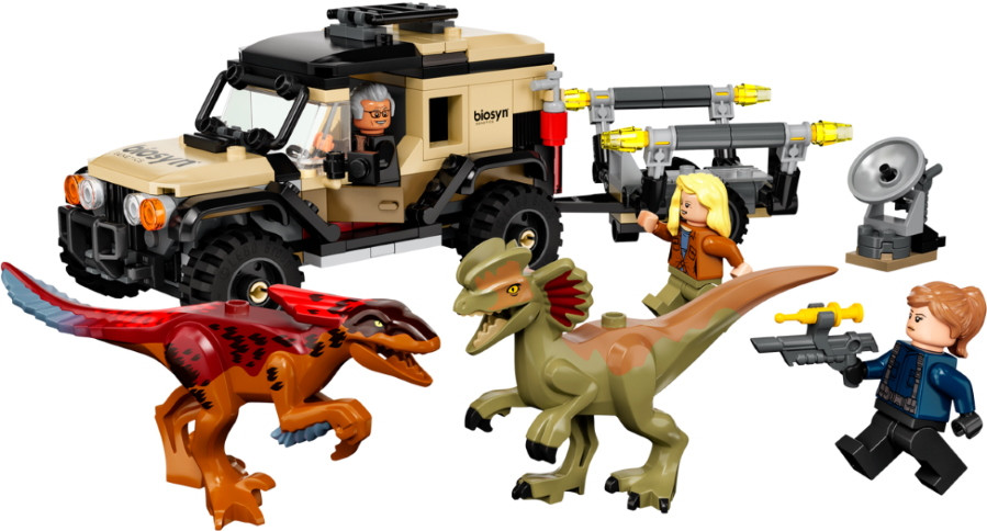 Конструктор Lego Pyroraptor and Dilophosaurus Transport 76951
