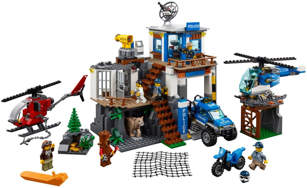 Конструктор Lego Mountain Police Headquarters 60174