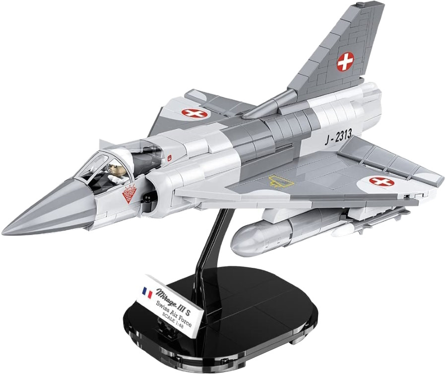 Конструктор COBI Mirage IIIS Swiss Air Force 5827 Конструктор COBI Mirage IIIS Swiss Air Force 5827