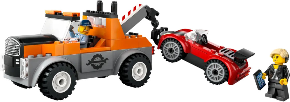 Конструктор Lego Tow Truck and Sports Car Repair 60435