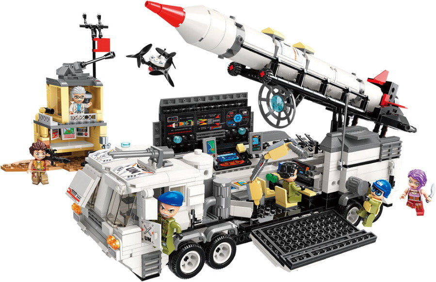 Конструктор Qman The Thunder Mission Command Center 3214
