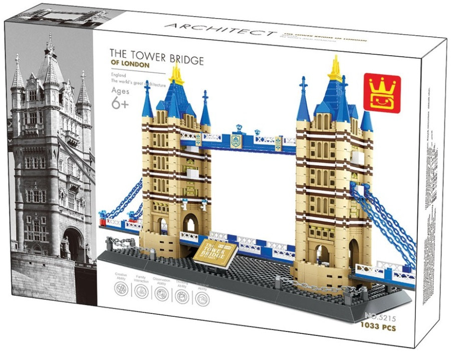Конструктор Wangetoys The Tower Bridge of London 5215 Конструктор Wangetoys The Tower Bridge of London 5215